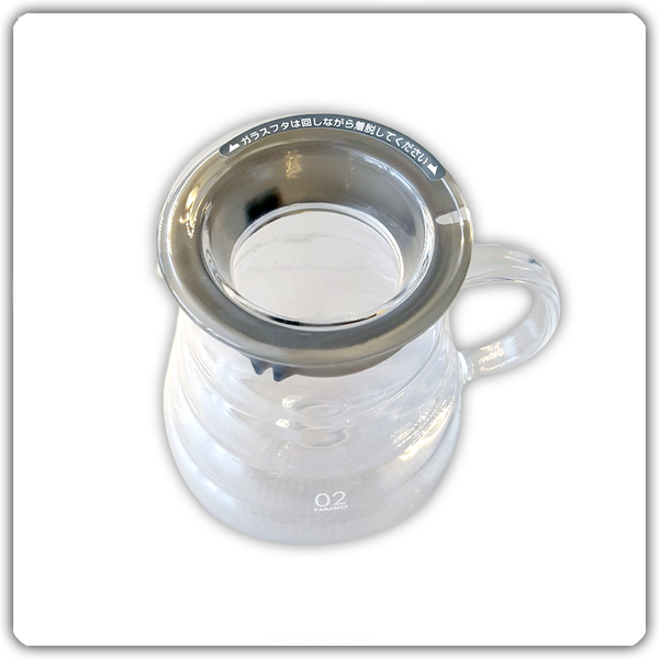 Hario V60 Glas Coffee Dripper 02